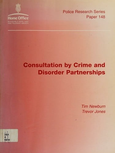 Consultation by crime and disorder partnerships
