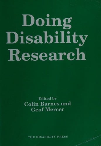 Doing disability research