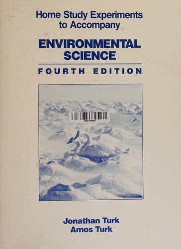 Home study experiments to accompany Environmental science, 4th ed