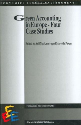 Green accounting in Europe