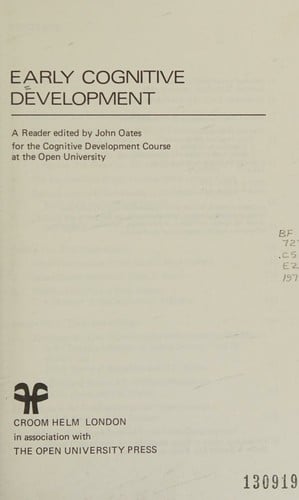 Early cognitive development