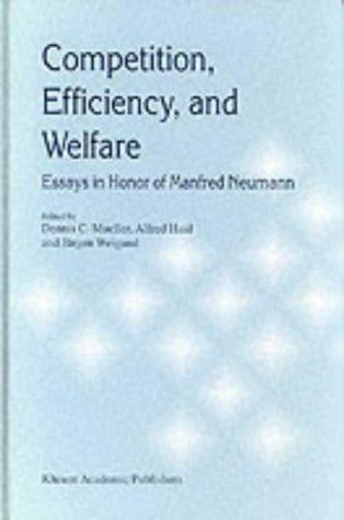 Competition, efficiency, and welfare