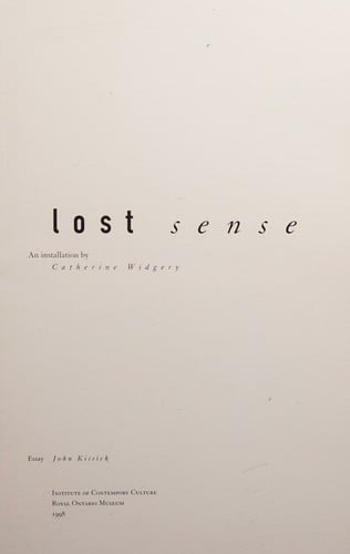 Lost sense