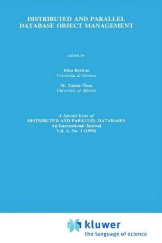 Distributed and parallel database object management