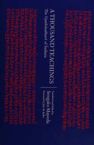 The thousand teachings (upadesa sāhasrī) of Srī Sa°m̤karācārya