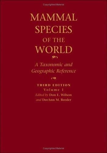 Mammal species of the world