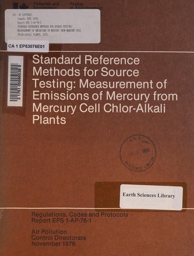 Standard reference methods for source testing