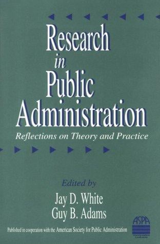 Research in public administration