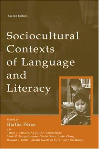 Sociocultural contexts of language and literacy