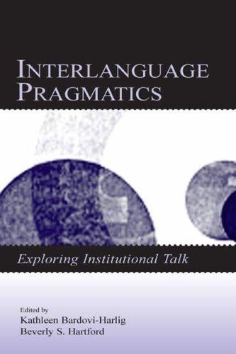 Interlanguage pragmatics