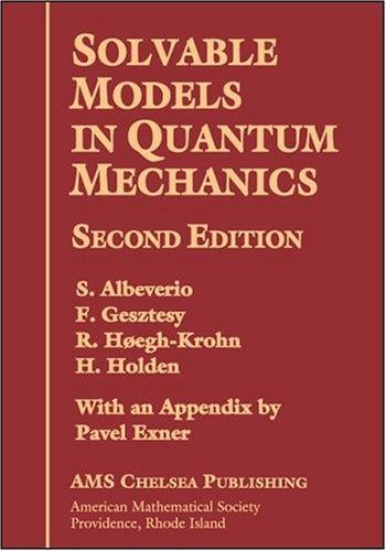 Solvable models in quantum mechanics