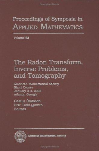 The radon transform, inverse problems, and tomography