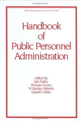 Handbook of public personnel administration