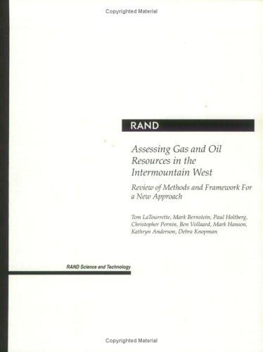 Assessing gas and oil resources in the intermountain West