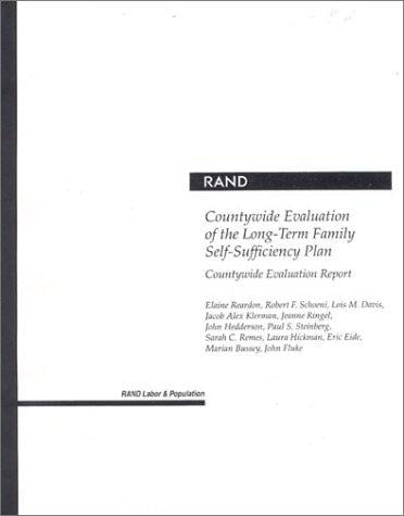 Countywide evaluation of the Long-Term Family Self-Sufficiency Plan