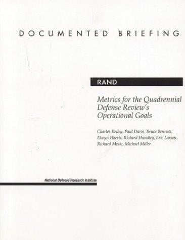 Metrics for the Quadrennial Defense Review's operational goals