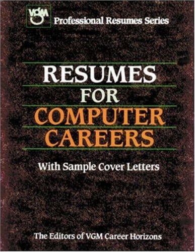 Resumes for computer careers