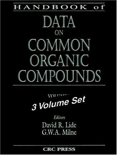 Handbook of Data on Common Organic Compounds