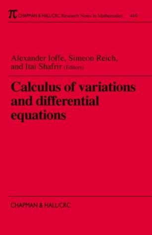 Calculus of variations and differential equations