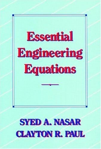 Essential engineering equations