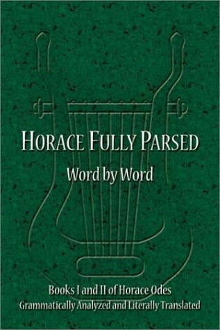 Horace fully parsed word by word