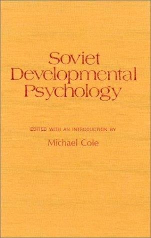 Soviet developmental psychology