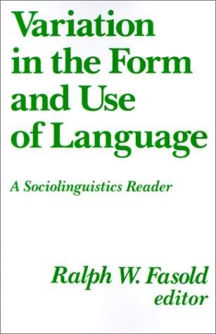Variation in the form and use of language