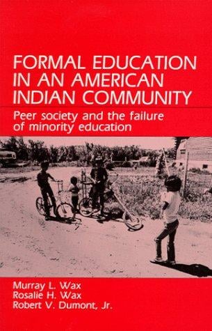 Formal education in an American Indian community