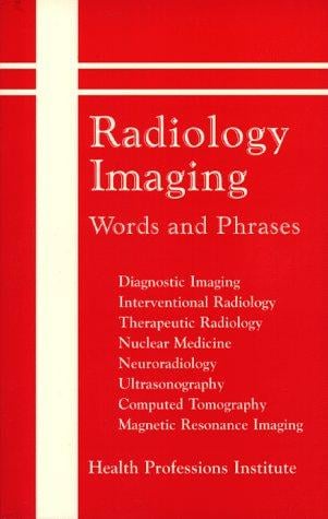 Radiology imaging words and phrases