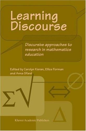 Learning discourse