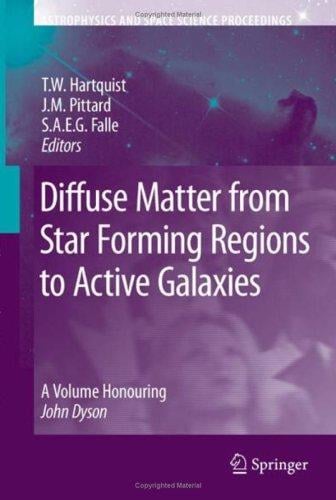 Diffuse matter from star forming regions to active galaxies