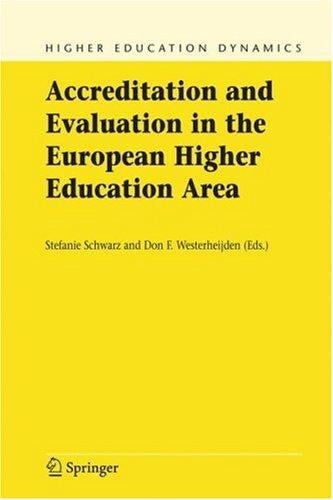 Accreditation and evaluation in the European higher education area