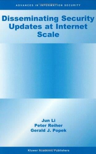 Disseminating security updates at Internet scale