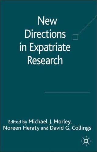 New directions in expatriate research