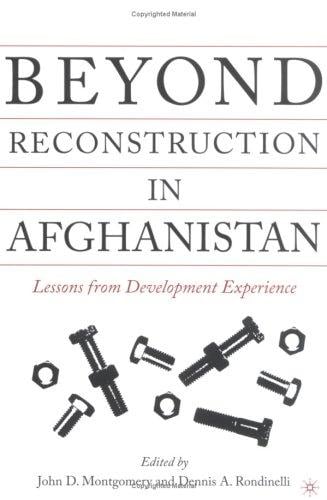 Beyond reconstruction in Afghanistan