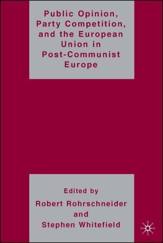 Public opinion, party competition, and the European Union in post-communist Europe