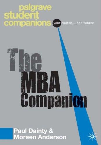 MBA Companion (Palgrave Student Companions)