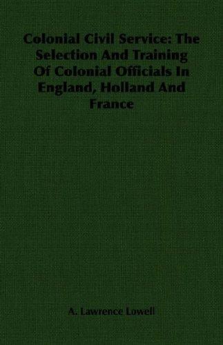 Colonial civil service