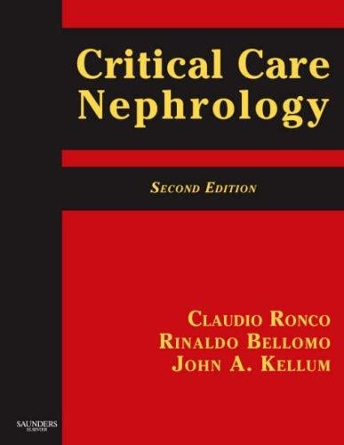 Critical care nephrology