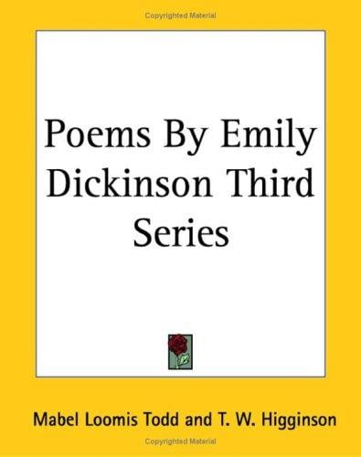 Poems By Emily Dickinson (3)