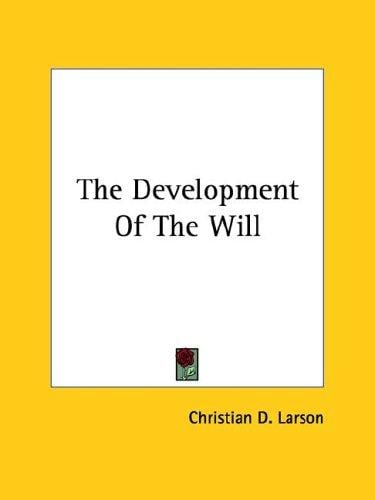 The Development Of The Will