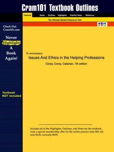 Issues and Ethics in the Helping Professions