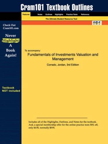Fundamentals of Investments Valuation and Management