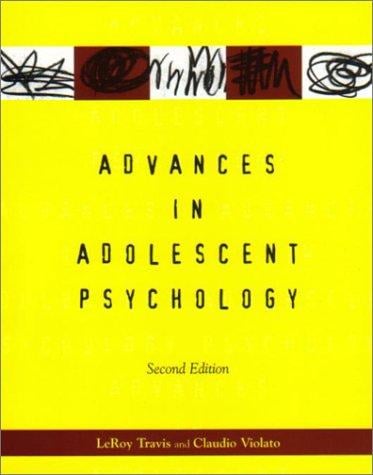 Advances in adolescent psychology