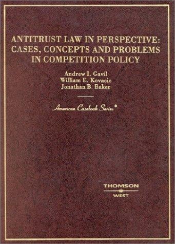 Antitrust law in perspective