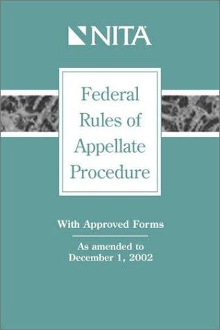 Federal rules of appellate procedure
