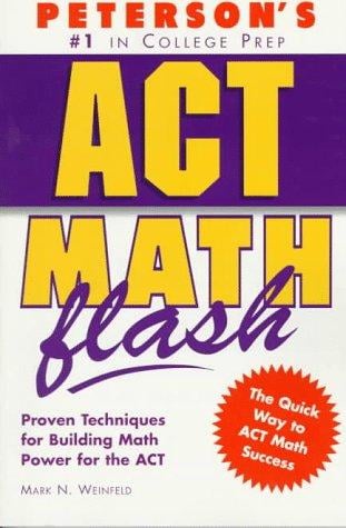 Peterson's ACT math flash