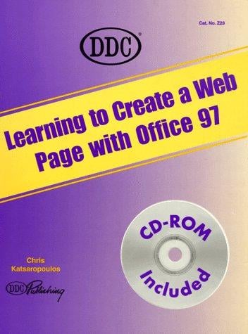 Learning to create a Web page with Office 97