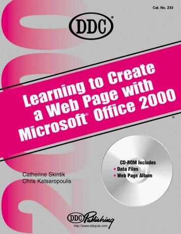 Learning to create a web page with Office 2000