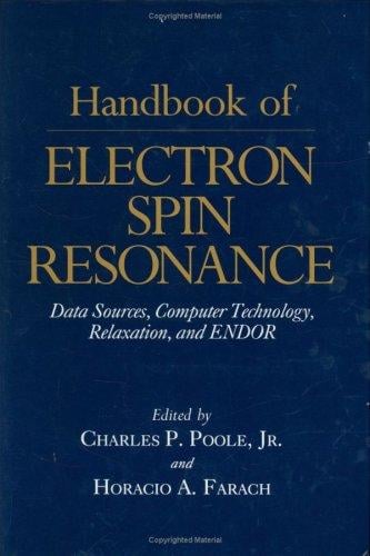 Handbook of electron spin resonance